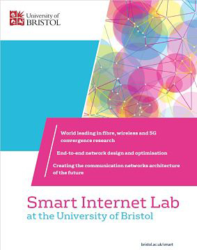 Front cover of Smart Internet Lab leaflet
